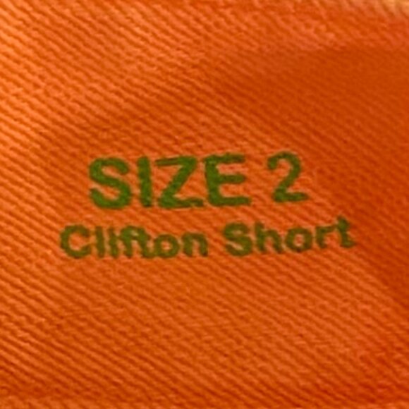 Lilly Pulitzer Clifton Jean Shorts Size 2 Orange 2" Stretch EUC Clifton Short - Picture 7 of 10